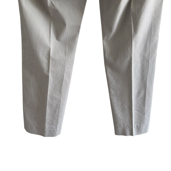 Express Photographer Cropped Trousers Size 28/32 Office Business Casual Striped - Picture 9 of 13